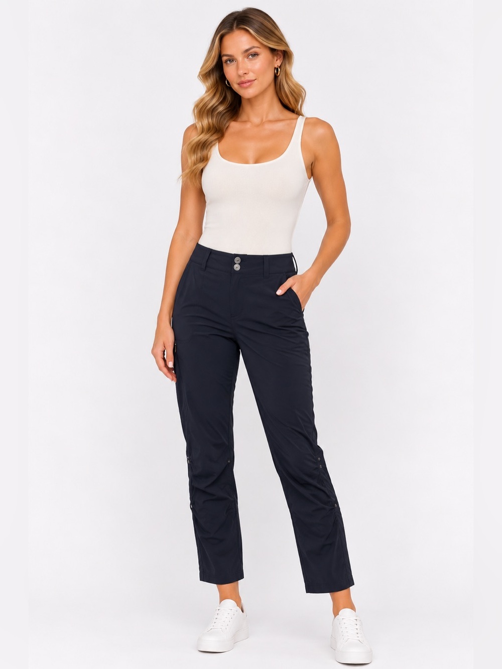 Prana Womens Black Hiking Pants Size 10 Lightweight